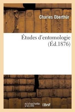 Cover for Oberthur-C · Etudes d'Entomologie (Paperback Book) (2017)