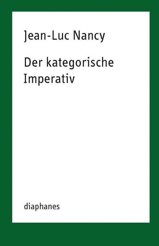 Cover for Nancy · Der kategorische Imperativ (Book)