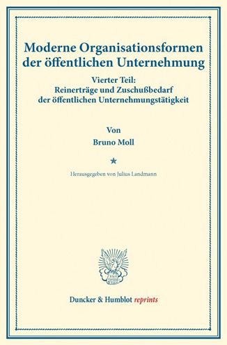 Cover for Moll · Moderne Organisationsformen der öf (Book) (2016)