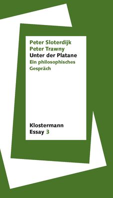 Cover for Sloterdijk · Unter der Platane (Book) (2019)