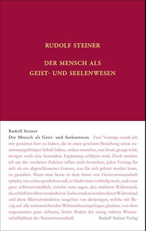 Cover for Rudolf Steiner · Der Mensch als Geist- und Seelenwesen (Book) (2022)