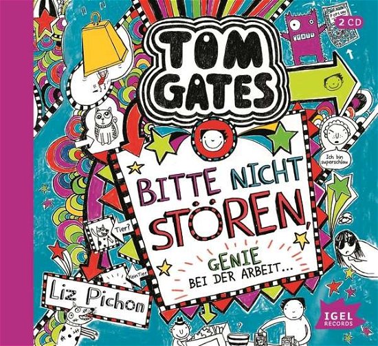 Cover for Liz Pichon · Tom Gates 8. Bitte Nicht Stören (CD) (2019)