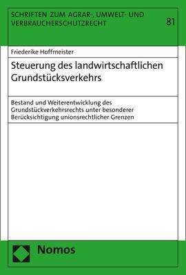 Steuerung des landwirtschaf - Hoffmeister - Böcker -  - 9783848753154 - 4 januari 2019