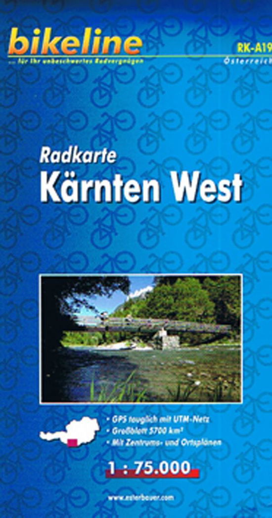 Cover for Esterbauer · Kärnten West, Bikeline Radkarte 1:75 000 (Hardcover Book) [2. wydanie] (2009)