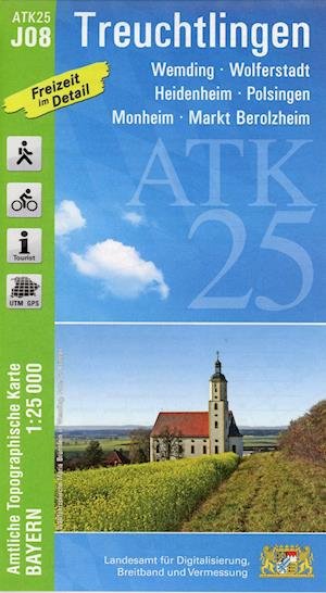 Cover for LDBV Bayern · Kitzingen 1:25 000 (Map) (2021)