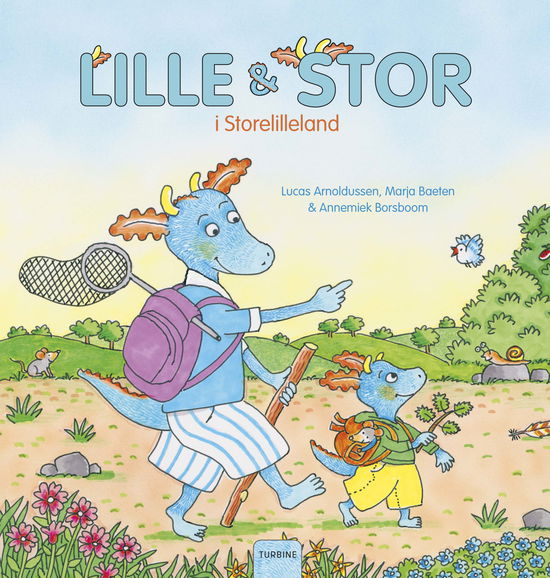 Cover for Lucas Arnolddussen og Marja Baeten · Lille og Stor i Storelilleland (Inbunden Bok) [1:a utgåva] (2024)