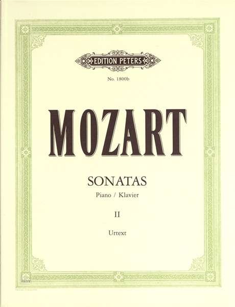 Cover for WA Mozart · Piano Sonatas, Vol. 2: Nos. 11-18 and No. 19 (Partitur) (2001)