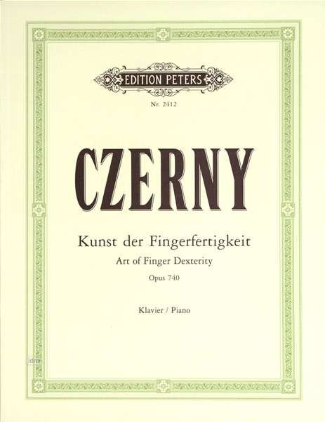 Cover for Czerny · The Art of Finger Dexterity Op. 740 (699) for Piano: 50 Studies for Piano (Partitur) (2001)