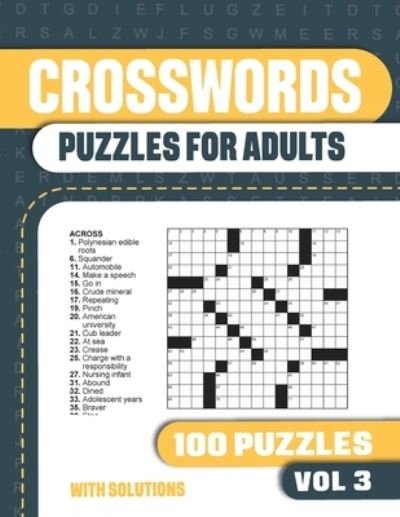 Crosswords Puzzles for Adults - Visupuzzle Books - Kirjat - Independently Published - 9798710070154 - tiistai 16. helmikuuta 2021