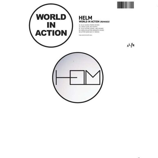 Cover for Helm · World In Action Remixed (LP) (2018)