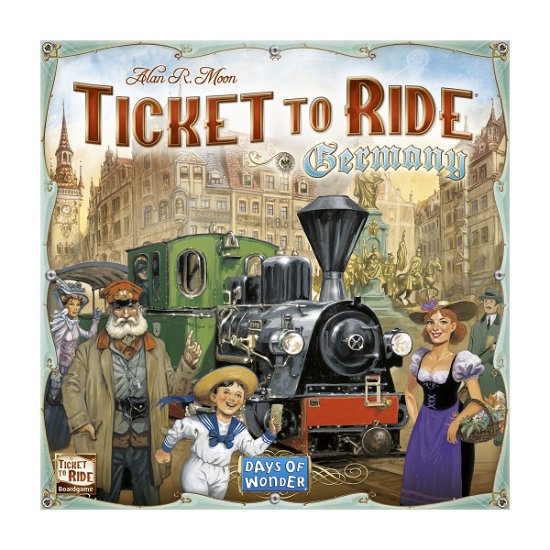 Ticket to Ride: Germany (ENGELS) (DOW720115) - Asmodee - Merchandise - Days Of Wonder - 0824968200155 - July 26, 2017