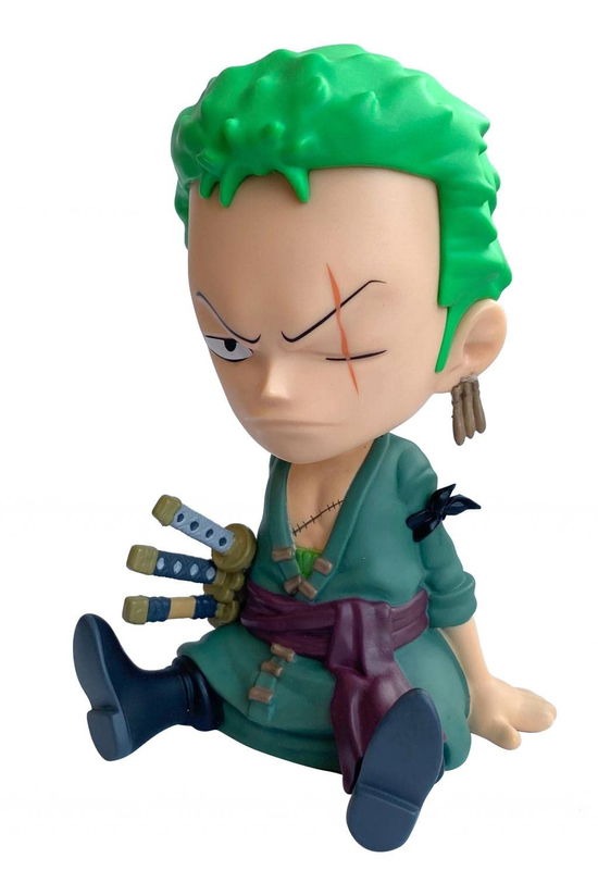 ONE PIECE - Moneybox - Zoro - 16cm - P.Derive - Merchandise - Plastoy - 3521320801155 - May 30, 2022