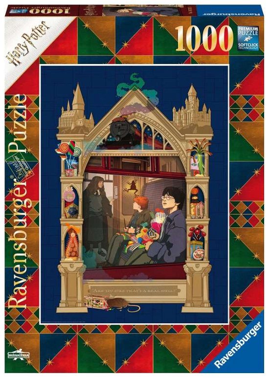 Cover for Ravensburger · Puzzel Harry Potter Onderweg naar Hogwarts: 1000 stukjes (165155) (MERCH)