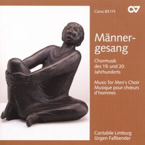 Mannergesang; chormusik D - Cantabile Limburg - Musiikki - CARUS - 4009350831155 - maanantai 23. joulukuuta 1996