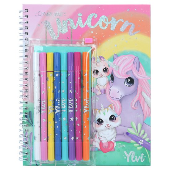 Colouring Book With Pen Set (0412168) - Ylvi - Merchandise -  - 4010070634155 - 