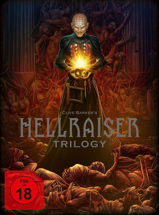 Cover for Barker,clive / Randel,tony / Hickox,anthony · Hellraiser Trilogy Blu-ray-deluxe-box-limited Ed (Blu-ray) [Limited Deluxe edition] (2018)