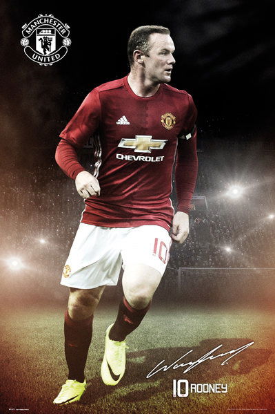 Manchester United: Rooney 16/17 (Poster Maxi 61x91,5 Cm) - Manchester United - Gadżety -  - 5028486363155 - 