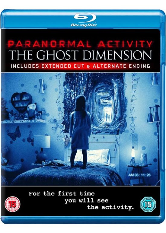 Cover for Paranormal Activity the Ghost · Paranormal Activity 5 - The Ghost Dimension (Blu-ray) (2016)