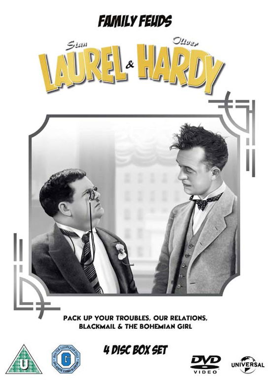 Cover for Laurel &amp; Hardy - Family Feuds · Laurel and Hardy - Family Feuds (DVD) (2018)