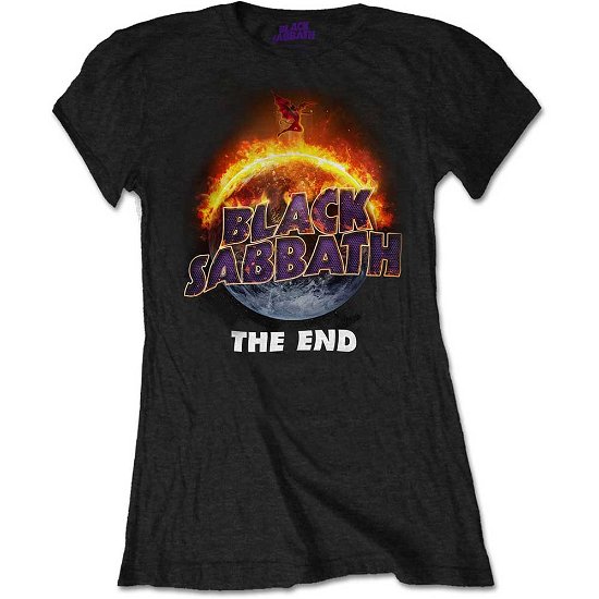 Black Sabbath Ladies T-Shirt: The End - Black Sabbath - Koopwaar - Bravado - 5056170649155 - 