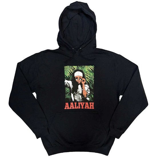 Aaliyah Unisex Pullover Hoodie: Foliage - Aaliyah - Merchandise -  - 5056737217155 - 