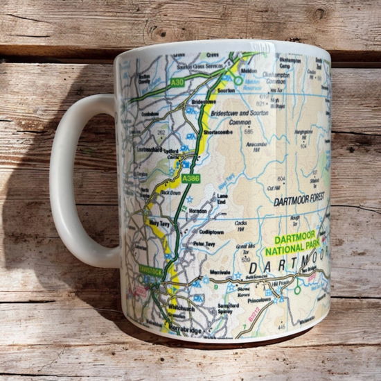 Cover for OS Map Ceramic Mug - Dartmoor National Park (MERCH) (2025)