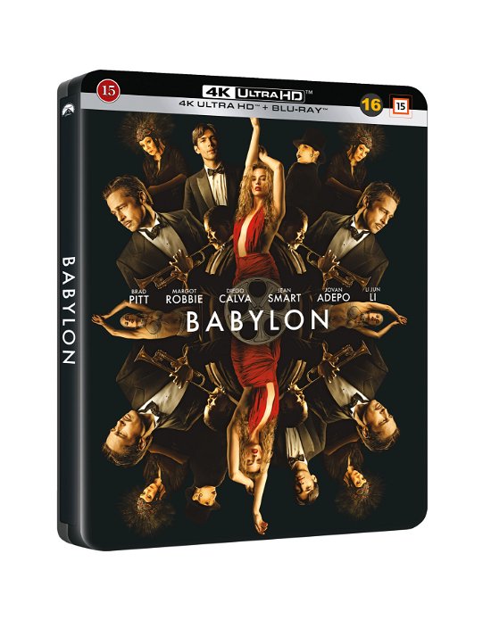 Cover for Babylon (4K UHD Blu-ray) [Limited Steelbook edition] (2023)