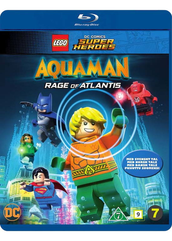 Cover for Lego DC Superheroes · Lego Aquaman: Rage of Atlantis (Blu-Ray) (2018)