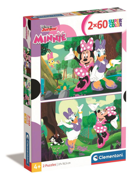 Cover for Disney · Puslespil Disney Minnie, 2x60 brikker (Jigsaw Puzzle) (2024)