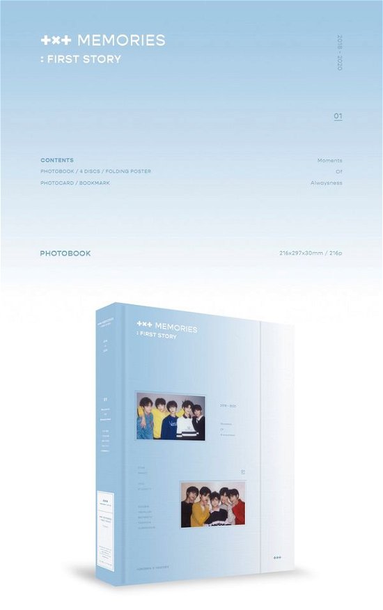 Cover for Tomorrow X Together (TXT) · Memories : First Story (MDVD) (2021)