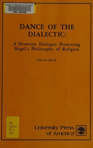 Dance of the Dialectic CB - Beach - Books - Rowman & Littlefield - 9780819106155 - October 18, 1978