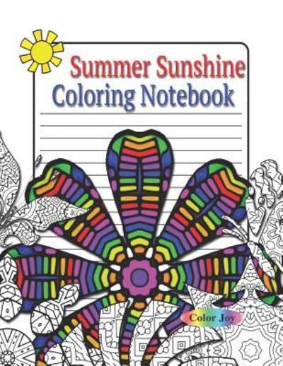 Cover for Color Joy · Summer Sunshine Coloring Notebook (Paperback Book) (2019)