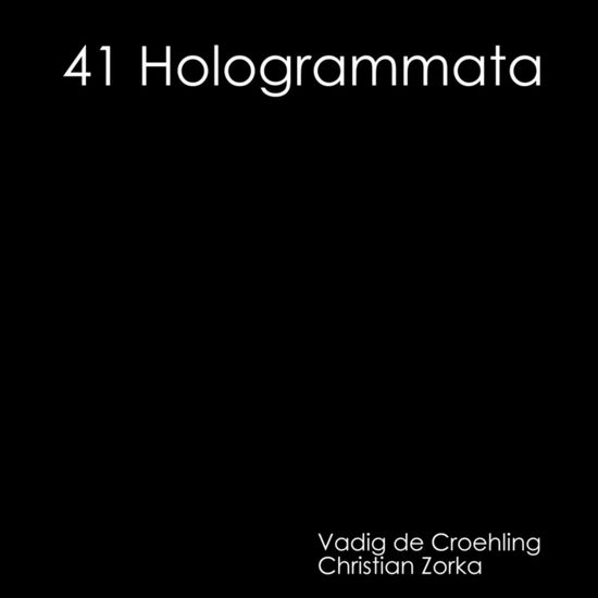 Cover for Vadig De Croehling · 41 Hologrammata (Paperback Book) (2016)