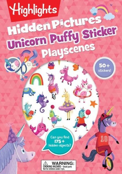 Cover for Unicorn Puffy Sticker Playscenes - Puffy Sticker Playscene (Paperback Book) (2020)