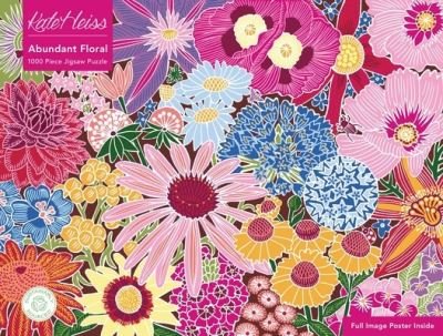 Cover for Flame Tree Pub · Adult Sustainable Jigsaw Puzzle Kate Heiss: Abundant Floral: 1000-pieces. Ethical, Sustainable, Earth-friendly - 1000-piece Sustainable Jigsaws (SPIL) (2023)