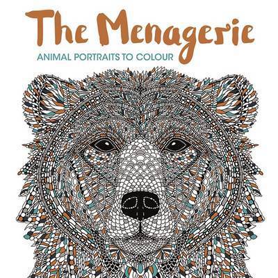 Cover for Richard Merritt · The Menagerie: Animal Portraits to Colour (Paperback Book) (2015)