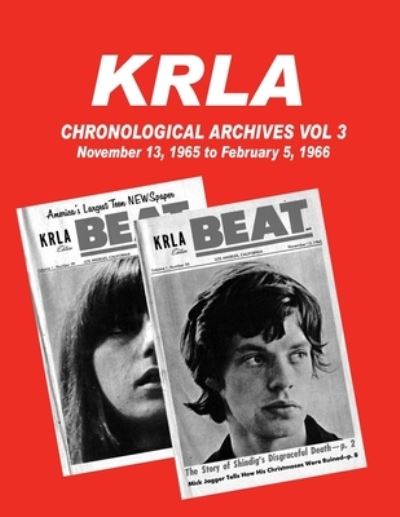 Cover for Gary Zenker · KRLA Chronological Archives Vol 3 (Paperback Book) (2016)