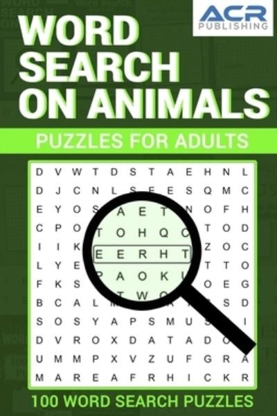 Cover for Acr Publishing · Word Search on Animals (Pocketbok) (2020)