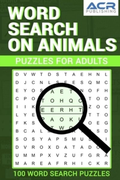 Cover for Acr Publishing · Word Search on Animals (Paperback Book) (2020)