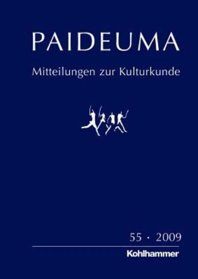 Cover for Karl-Heinz Kohl · Paideuma 55/2009 (Paperback Book) (2009)