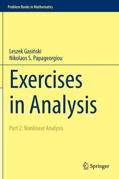 Cover for Leszek Gasinski · Exercises in Analysis (Book) [1st ed. 2016 edition] (2016)