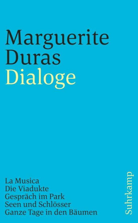 Cover for Duras · Dialoge (Book)