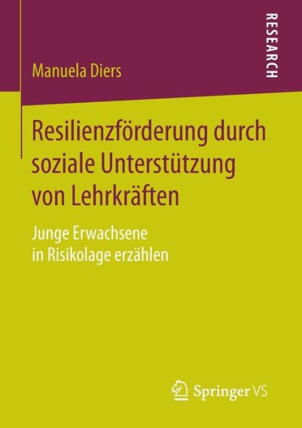 Cover for Diers · Resilienzförderung durch soziale (Book) (2015)