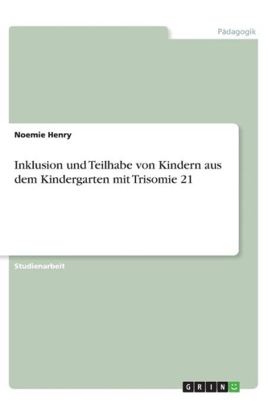 Cover for Henry · Inklusion und Teilhabe von Kinder (Book)