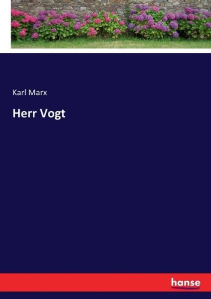 Cover for Marx · Herr Vogt (Book) (2020)