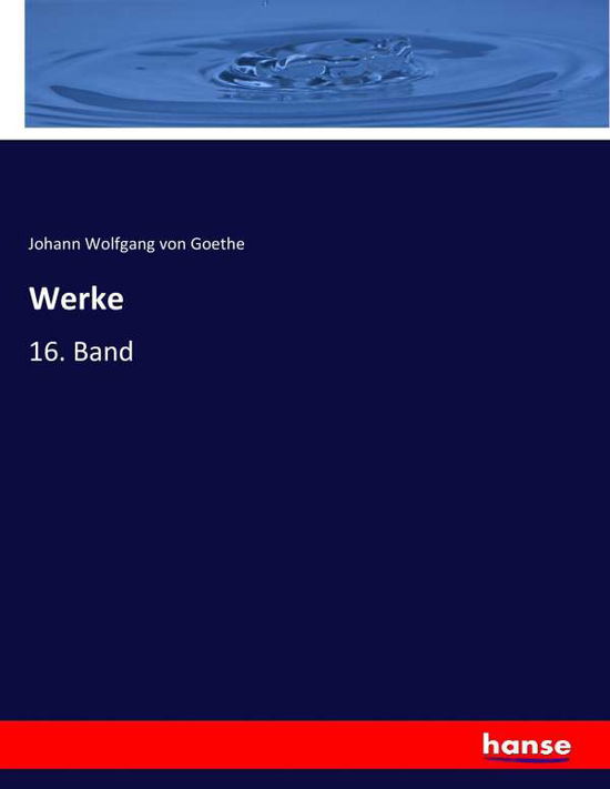 Cover for Goethe · Werke (Book) (2017)