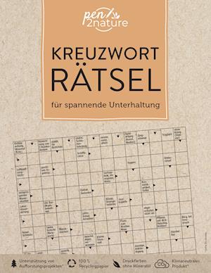 Cover for Kreuzworträtsel für spannende Unterhaltung. Nachhaltiges Rätselbuch in Farbe (Book) (2022)