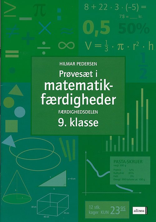 Cover for Hilmar Pedersen · Prøvesæt i matematikfærdigheder - 9. klasse (Sewn Spine Book) [1.º edición] (2006)