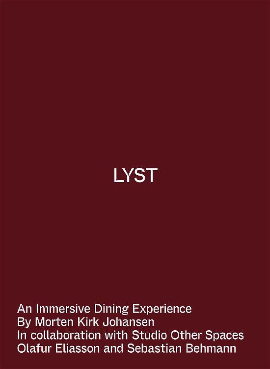 LYST - An Immersive Dining Experience - Morten Kirk Johansen - Libros - Pil & Birk - 9788794058155 - 25 de noviembre de 2020