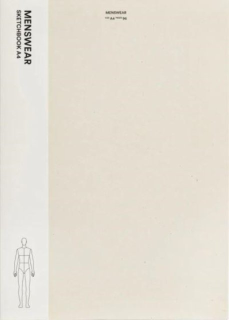 Cover for Fashionary · Fashionary Menswear Sketchbook A4 (Inbunden Bok) (2023)